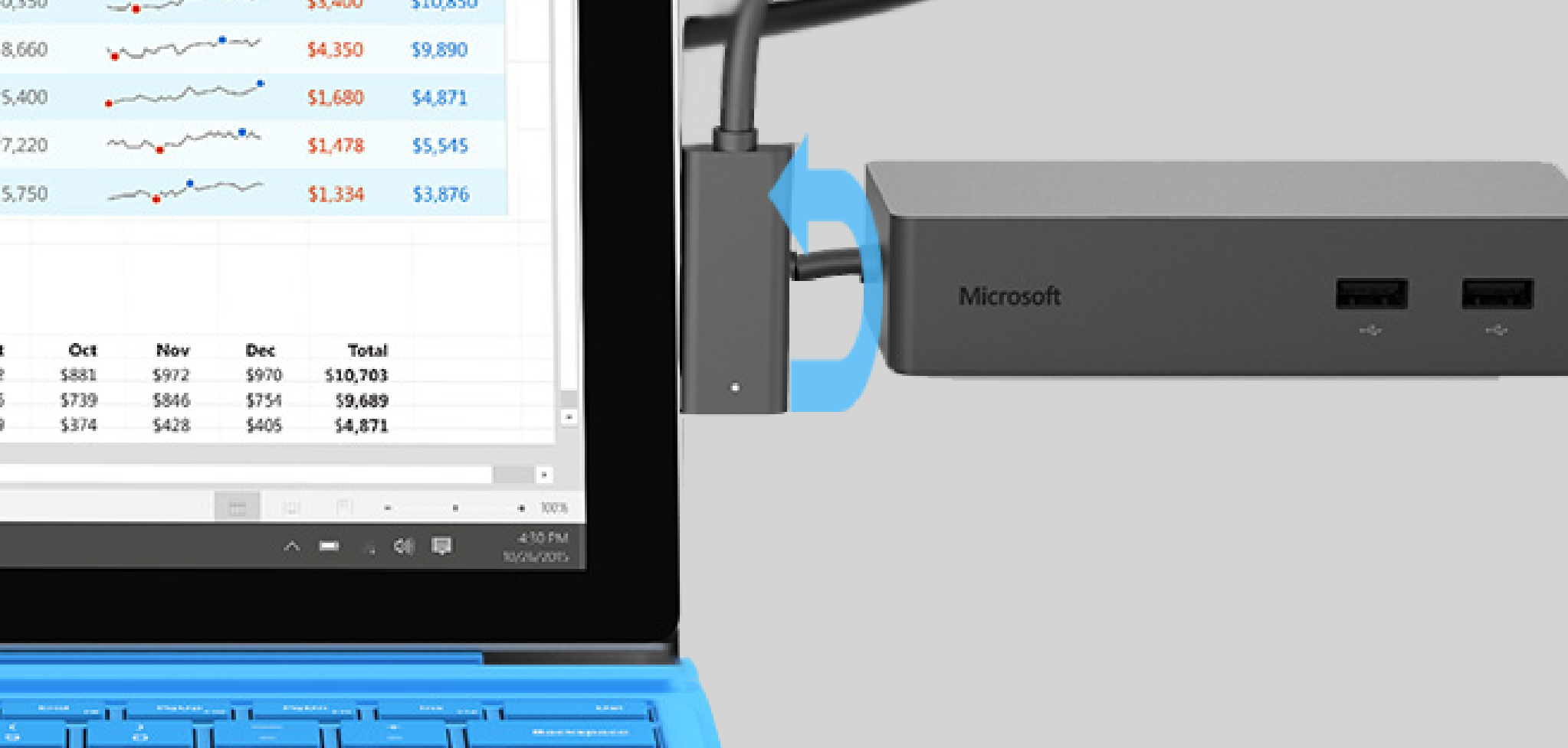 Microsoft Surface Pro 4 “plugged in, not charging”