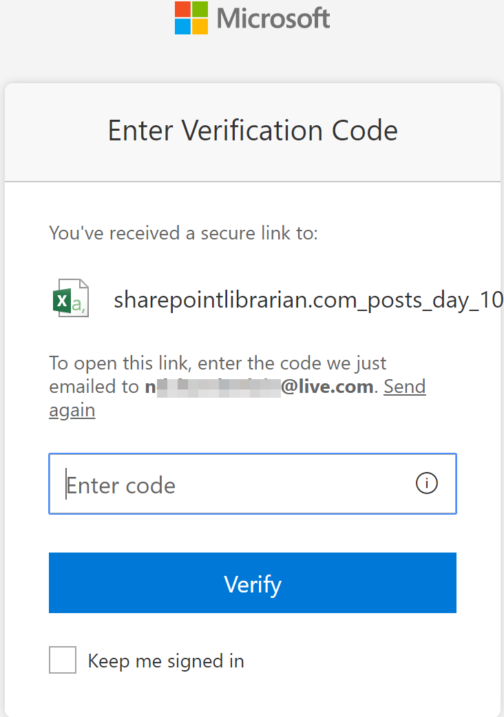 Updated share link options for SharePoint files