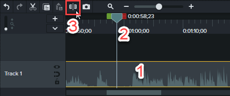 How to split media in Camtasia 2021